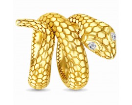 Charm argent plaqué or jaune Endless JLO JLO Snake - 1581
