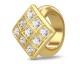 Charm argent plaqué or jaune Endless JLO Sparkling Cubes - 1586
