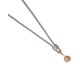 Collier cuir de veau véritable Endless JLO nacre métallisé - 4013
