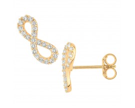 Boucles d'oreilles boutons Or 375 - 29SA689JZ