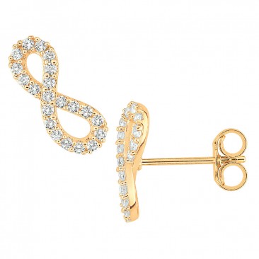Boucles d'oreilles boutons Or 375 - 29SA689JZ