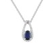 Collier empierré argent - ASCZ95XSZ40