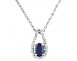 Collier empierré argent - ASCZ95XSZ40