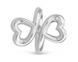 Charm argent Endless Twin Hearts - 41106