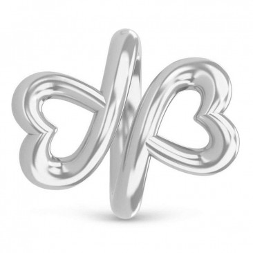 Charm argent Endless Twin Hearts - 41106