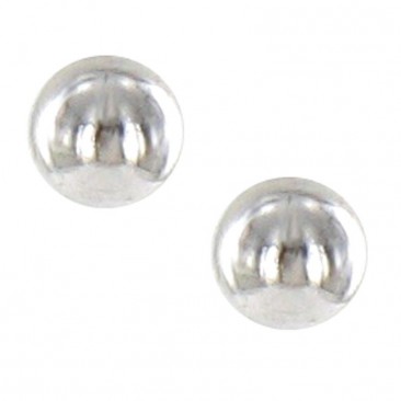 Boucles d'oreilles boutons argent Stepec - C1118