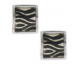 Boucles d'oreilles boutons argent Stepec - JE635AG