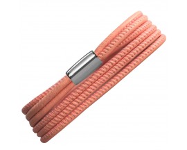 Bracelet cuir de veau véritable Peach 3-Brins Endless - 12220-2
