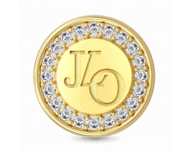 Charm argent plaqué or jaune Endless JLO Signet Gold - 1676
