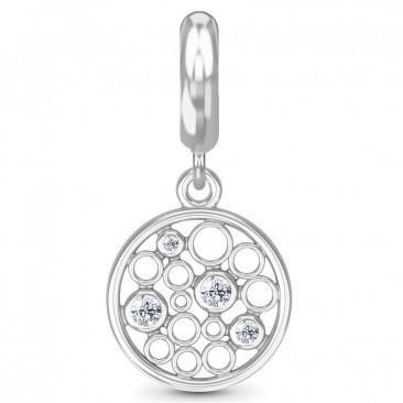 Charm argent Endless Ocean Bubbles Silver - 43344