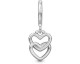Charm argent Endless Two Hearts Silver - 43218