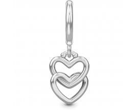Charm argent Endless Two Hearts Silver - 43218