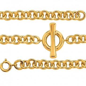 Bracelet plaqué or GL Paris - 70261550100