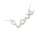 Collier argent empierré Love Stepec - C2386