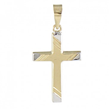 Pendentif croix or Stepec - NA097