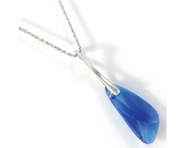 Collier argent Indicolite - CO-WING-243