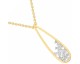 Collier empierré plaqué or - BSCM07Z40