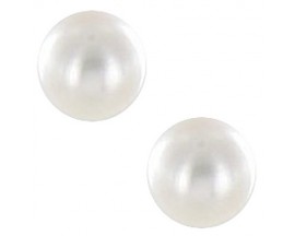 Boucles d'oreilles boutons perles Akoya or Stepec - ALTQ775