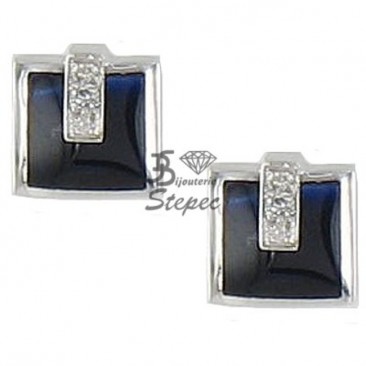 Boucles d'oreilles boutons diamant(s) or Clozeau - Y097DBPG