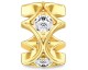 Charm argent plaqué or jaune Endless Royal Crown - 1635