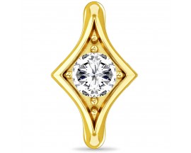 Charm argent plaqué or jaune Endless Royal Glow - 1507