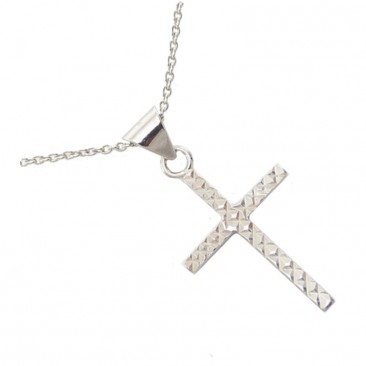 Collier croix argent Stepec - C2283