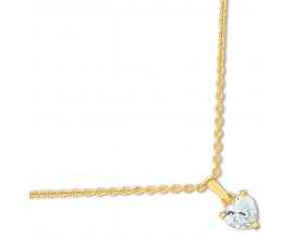 Collier empierré plaqué or - PSCC27Z40