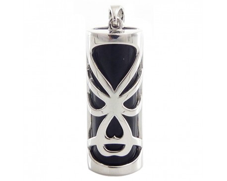 Pendentif Tiki - Or 3 Mic - Pierre D'Onyx - Neuf Sans Emballage D'origine