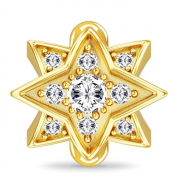 Charm argent plaqué or jaune Endless JLO Royal Star - 1634