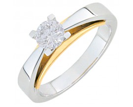 Bague solitaire or diamant 0,50 carat - DC096XB2