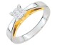 Bague solitaire or diamant 0,40 carat - DC095XB2