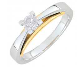 Bague solitaire or diamant 0,30 carat - DC094XB2