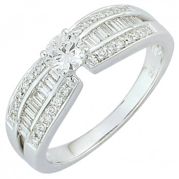 Bague solitaire or diamant(s) 0,69 carat Girard - EC013KGB2