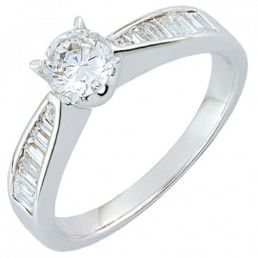 Bague solitaire or diamant(s) 0,88 carat Girard - EA009KGB2