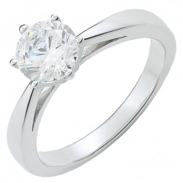 Bague solitaire or diamant 1 carat Girard - EA003NGB2