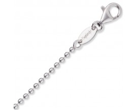 Engelsrufer Catenina A Sfere Per Donna – Argento 925 Rodiato, Spessore 2 Mm, Lunghezza 50 Cm, ERNK-50-2S, Elegante E Classica