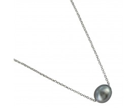 Collier argent perle de Tahiti Stepec - cP IPU ta