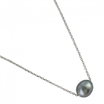 Collier argent perle de Tahiti Stepec - cP IPU ta