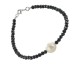 Bracelet argent perle d'eau douce & spinelle Stepec - abr PB fsbs spinelle