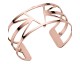 Bracelet manchette Les Georgettes - Ibiza finition or rose 25 mm