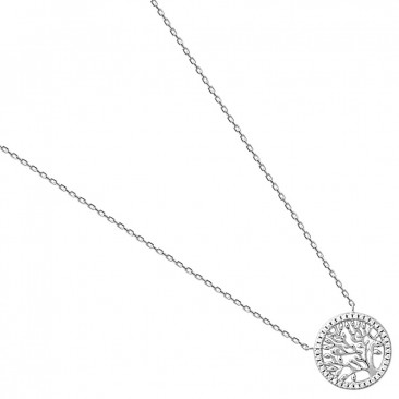 Collier arbre de vie argent et oxydes Stepec - TSBSIXOU