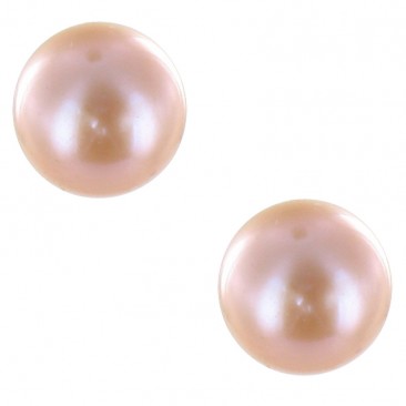 Boucles d'oreilles boutons perles or Stepec - blSUrF-j