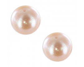 Boucles d'oreilles boutons perles or Stepec - bbEUrF-j