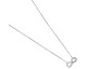 Collier argent oxydes infini Stepec - TSBOETOU