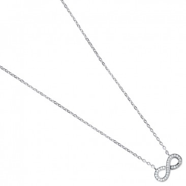 Collier argent oxydes infini Stepec - TSBOETOU