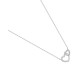 Collier argent oxydes coeur Stepec - TSBXTXOU