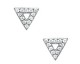 Boucles d'oreilles boutons argent oxydes Stepec - BUIBPBP