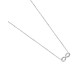 Collier argent oxydes infini Stepec - TSBOSTOU