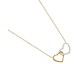 Collier plaqué or oxydes coeur Stepec - ESPETTOI