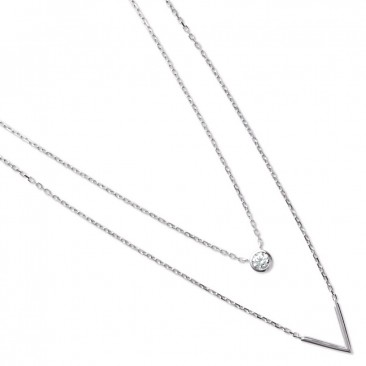 Collier argent et oxydes Stepec - TSBEPOOU